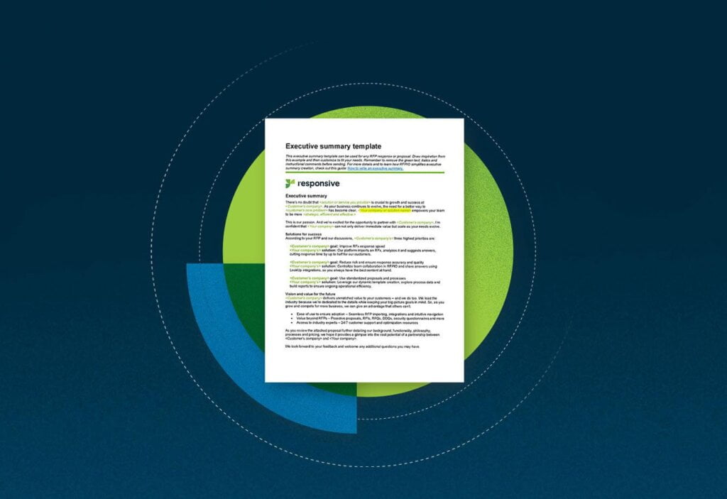 Request for Proposal Executive Summary Example Blog Featured Image - RFP executive summary template included